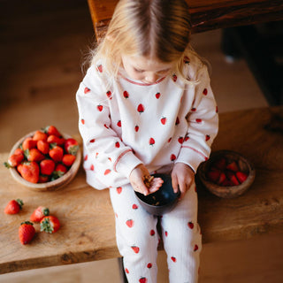 Çilek Sweatshirt Pantolon Set
