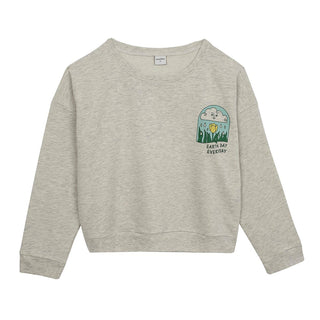 "Earth Day" Baskılı Sweatshirt