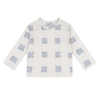 Ekose Çiçek Uzun Kollu Tshirt Pantolon Set
