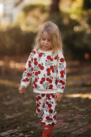 Gül Bahçesi Sweatshirt Pantolon Set