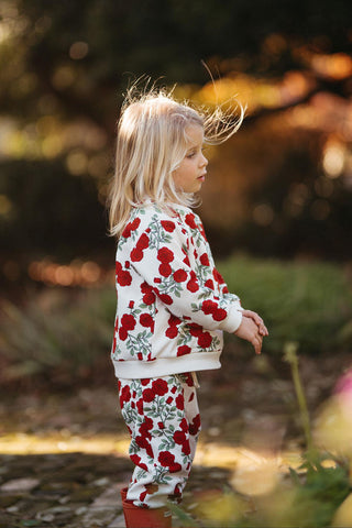 Gül Bahçesi Sweatshirt Pantolon Set