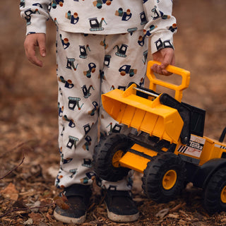 İnşaat Ekibi Uzun Kollu Pijama Takımı