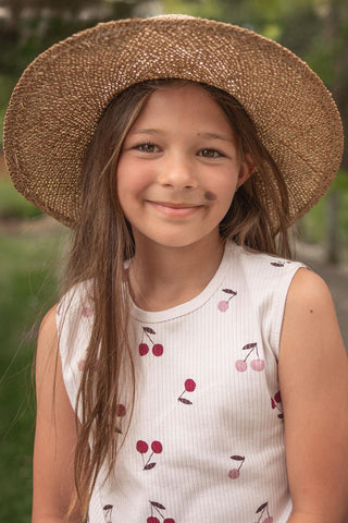 Kiraz Masalı Kolsuz Bluz Şort Pijama Takımı