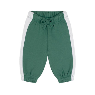 Kontrast Yeşil Sweatshirt Pantolon Set