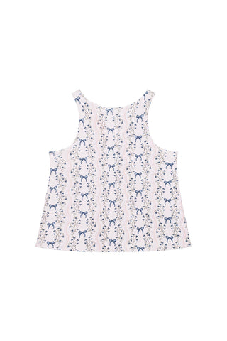 Kurdele Bahçesi Boyunda Kurdele Detaylı Şortlu Set