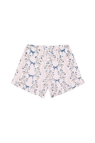 Kurdele Bahçesi Kısa Kollu Tshirt Şort Set