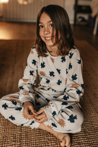 Kuş & Güneş Uzun Kollu Pijama Takımı