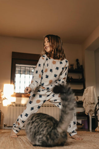 Kuş & Güneş Uzun Kollu Pijama Takımı
