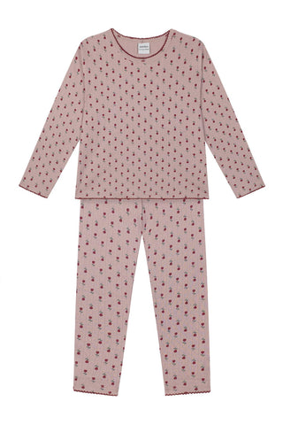 Minik Güller Uzun Kollu Taytlı Pijama Takımı