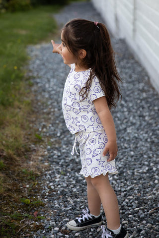 Neşeli Dostlar Kısa Kollu Tshirt Şort Set