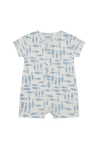 Ocean Lullaby Balık Barbatöz Tulum ve Tavşan Set