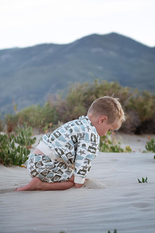 Okyanus Deseni Şort