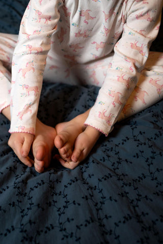 Unicorn Masalı Uzun Kollu Taytlı Pijama Takımı
